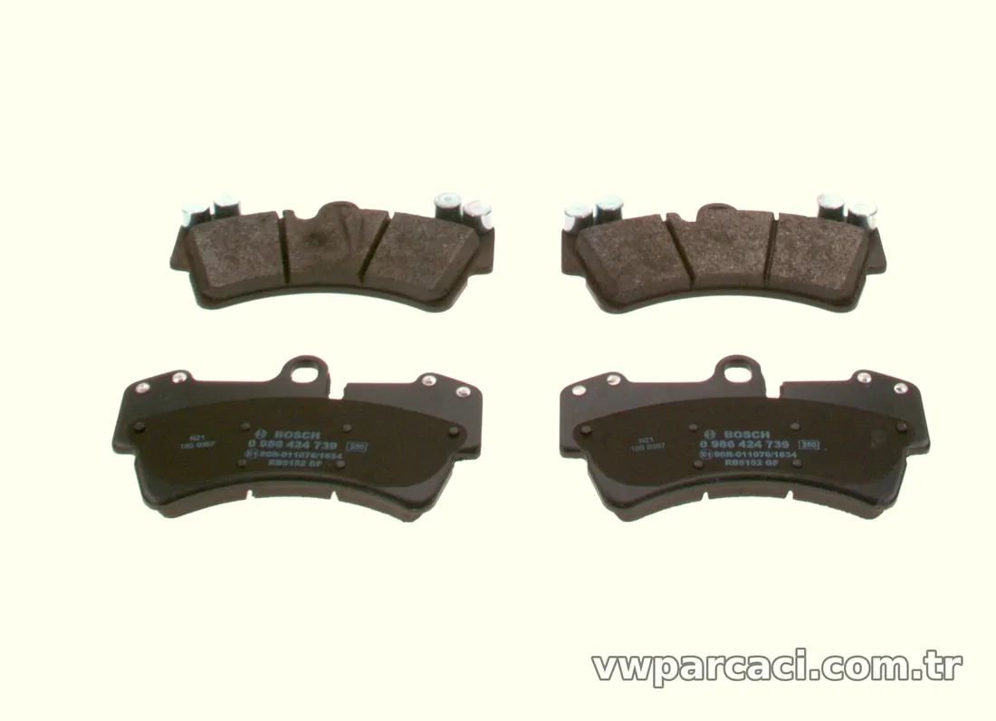 BOSCH 0986424739 Fren Disk Balata - BOSCH - 0986424739