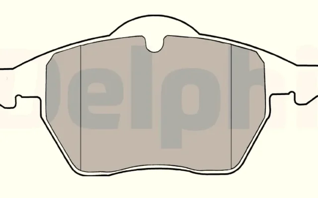 DELPHI LP1407 Fren Disk Balata