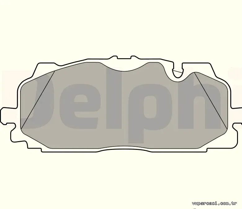 DELPHI LP3302 Fren Disk Balata - DELPHI - LP3302