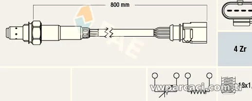 FAE 77591 Oksijen (Lambda) Sensörü