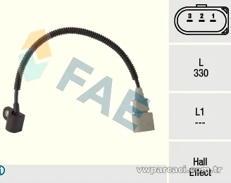 FAE 79341 Eksantrik Devir Sensörü - FAE - 79341