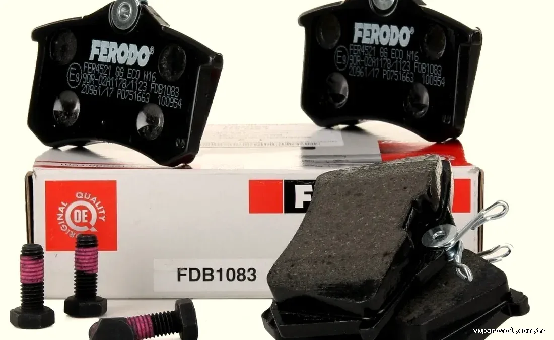 FERODO FDB1083 | Arka Fren Balatası Volkswagen Polo 2003-2005 Volkswagen Golf 6 2009-2012 - FERODO - FER.FDB1083 ,17