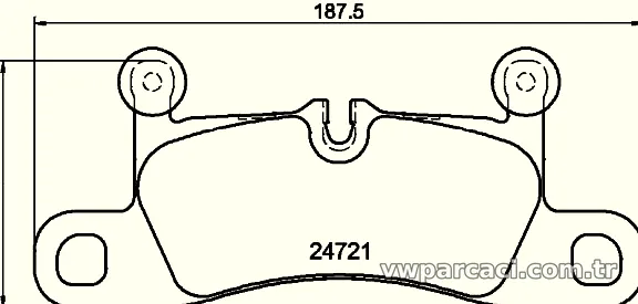 HELLA PAGID 8DB355015101 Fren Disk Balata - HELLA PAGID - 8DB355015101