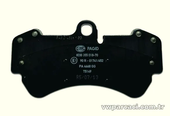 HELLA PAGID 8DB355018701 Fren Disk Balata - HELLA PAGID - 8DB355018701