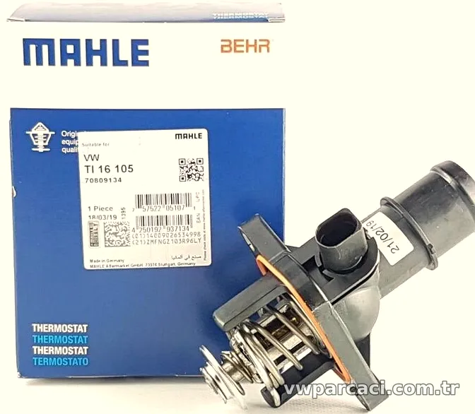 BEHR-MAHLE TI16105 | Volkswagen Bora/Golf IV/A3/Octavia 1.6 BFQ Motor Termostat - MAHLE - MAH.TI16105