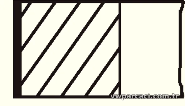 MAHLE 033RS001010N0 Segman - MAHLE - 033RS001010N0