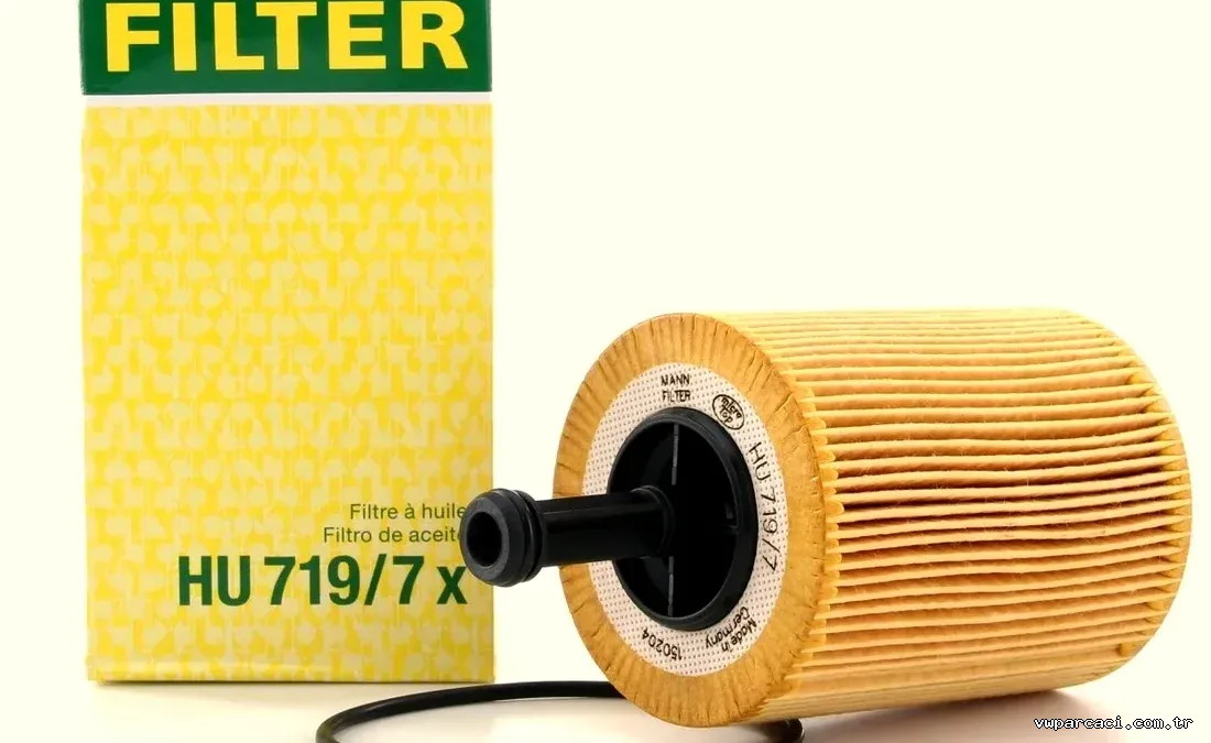 MANN HU719-7X | VW Jetta 2006-2010 1.9 TDI, Golf 5/6, Polo 02-10, Passat 02-09, T5, Touareg, A4/A6/Q5 Yağ Filtresi - MAN