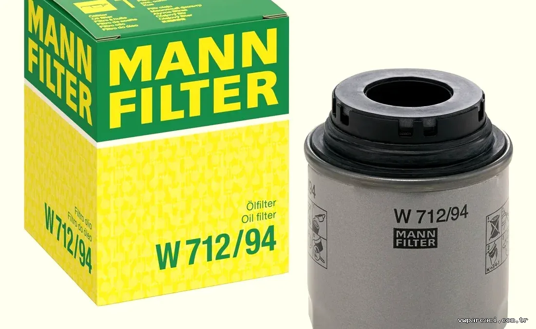MANN W712-94 | Yağ Filtresi Audi A3, Golf VI, Jetta IV, Polo, Tiguan, Ibiza, Fabia, Octavia 1.4 TFSI (CAX) - MANN - MAN.