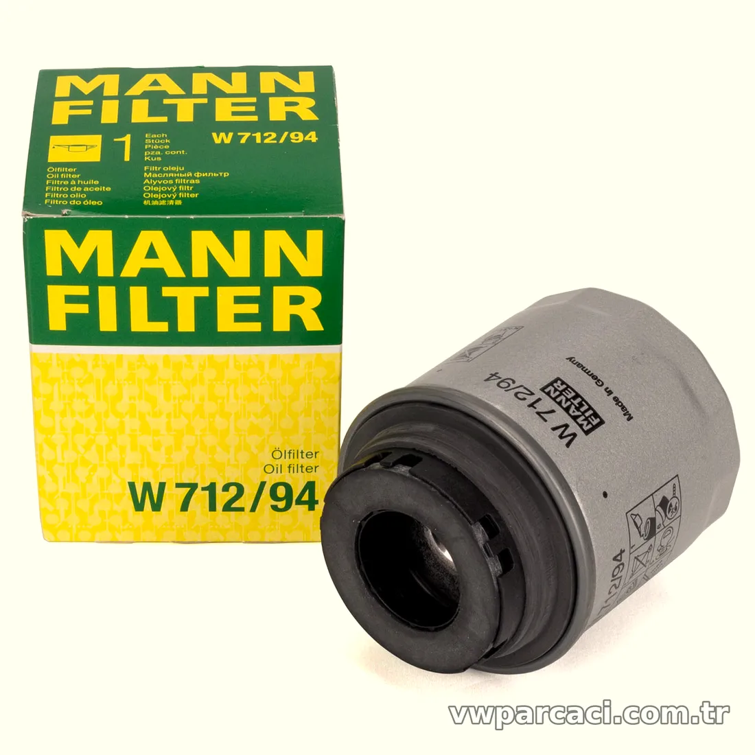 MANN W712-94 | Yağ Filtresi Volkswagen New Beetle CBZB Golf VI Jetta IV Polo Passat Tiguan A3 Ibiza Fabia Octavia - MANN