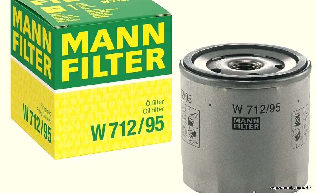 MANN W712-95 | Audi A3 2015 Model Sonrası 1.4 TFSI Yağ Filtresi | VW-Audi-Seat-Skoda Uyumlu - MANN - MAN.W712-95 ,10