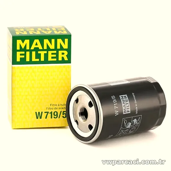 MANN W719-5 | Volkswagen Passat 1996-2000 1.8 ADR Yağ Filtresi - MANN - MAN.W719-5 ,17