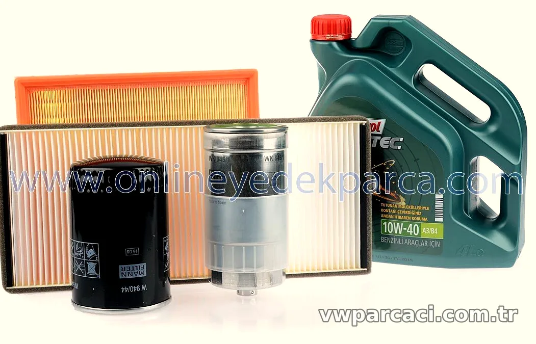 Volkswagen Passat 1997 - 2000 1,9TDI AFN Periyodik Bakım Seti Mann Marka - MANN - MAN.C26168 / MAN.W940-44 / MAN.CU3955