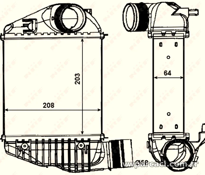 NRF 30015 Turbo Radyatörü - NRF - 30015