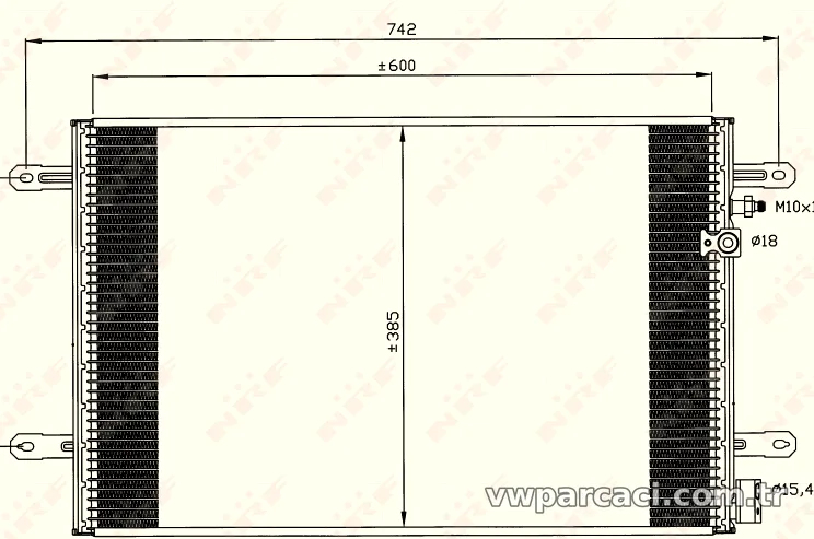 NRF 35605 Klima Radyatörü - NRF - 35605