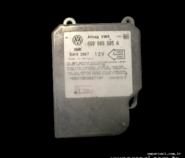 Airbag Kontrol Ünitesi - Golf - Bora - Polo Hb - Orjinal - 6Q0909605A