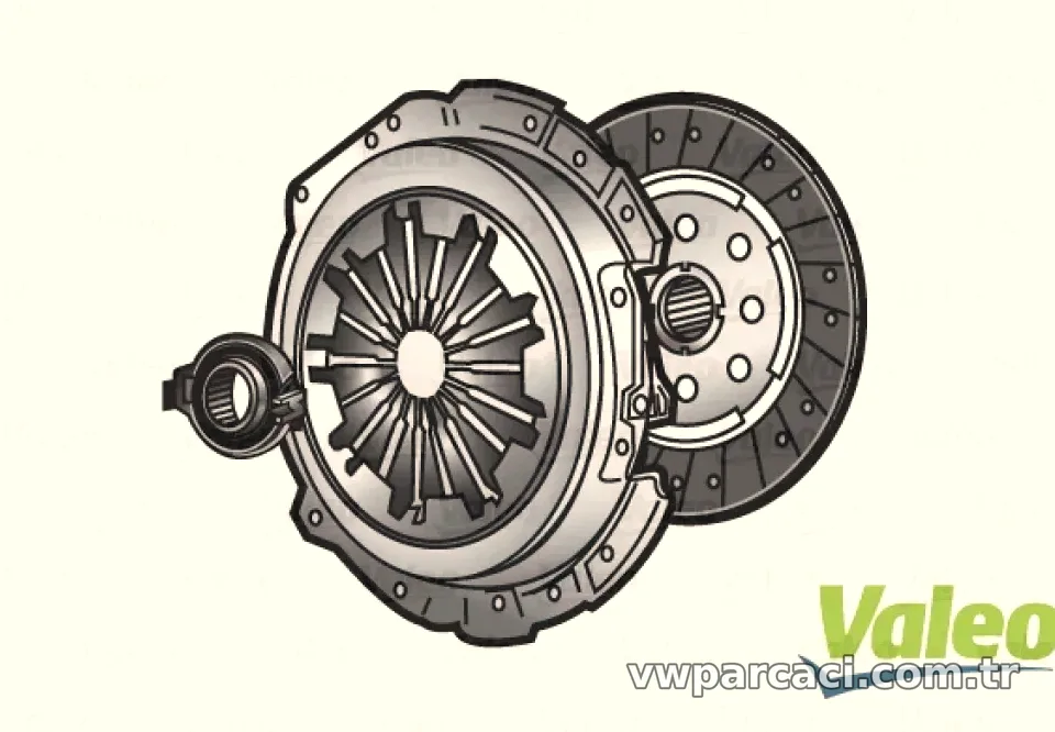 DEBRIYAJ SETI PASSAT 1,9TDI (01>05) - Valeo - VALEO 826911