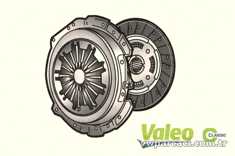 DEBRIYAJ TAKIMI (BASKI+DISK+PLAKA+CIVATA) VOLKSWAGEN - Valeo - VALEO 786043