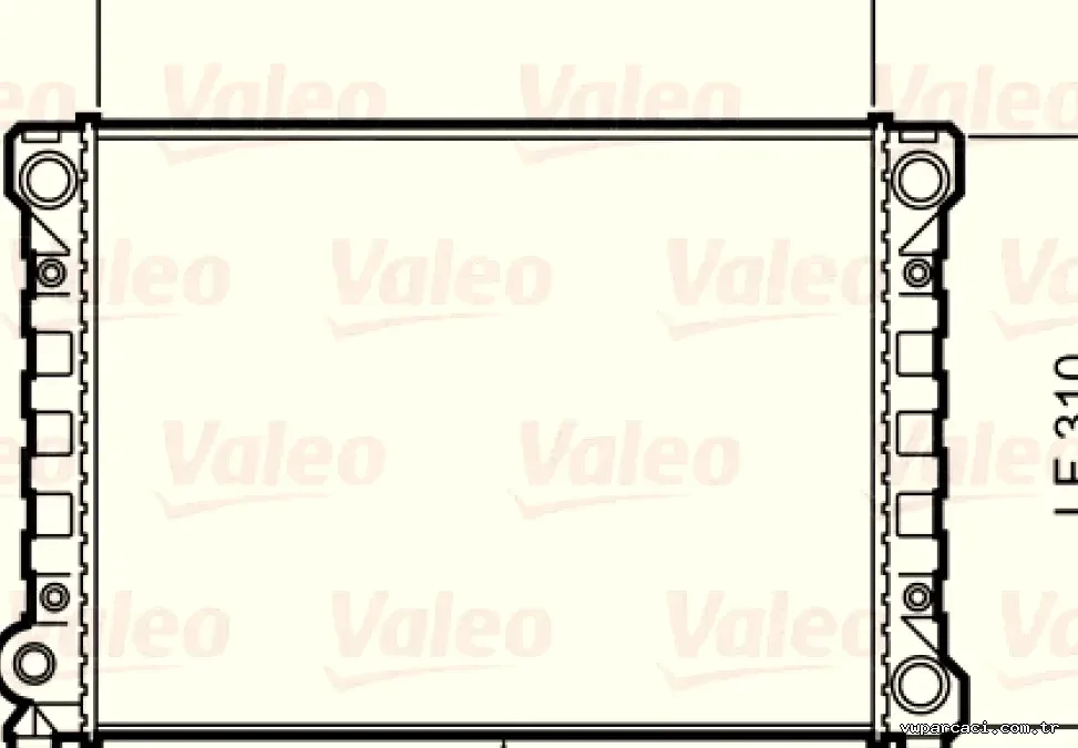 RADYATOR VW PASSAT - Valeo - VALEO 734415