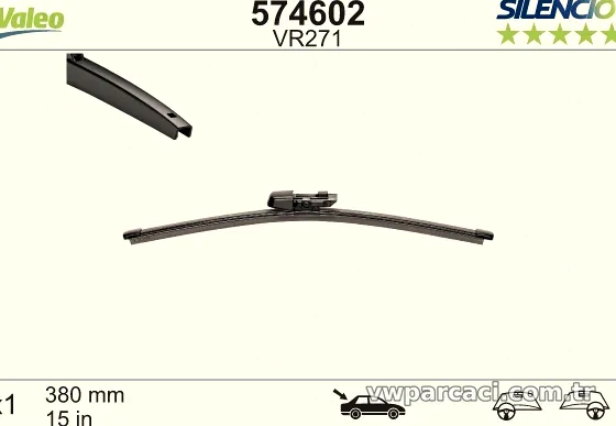 VALEO 574602 Silecek Süpürgesi - VALEO - 574602
