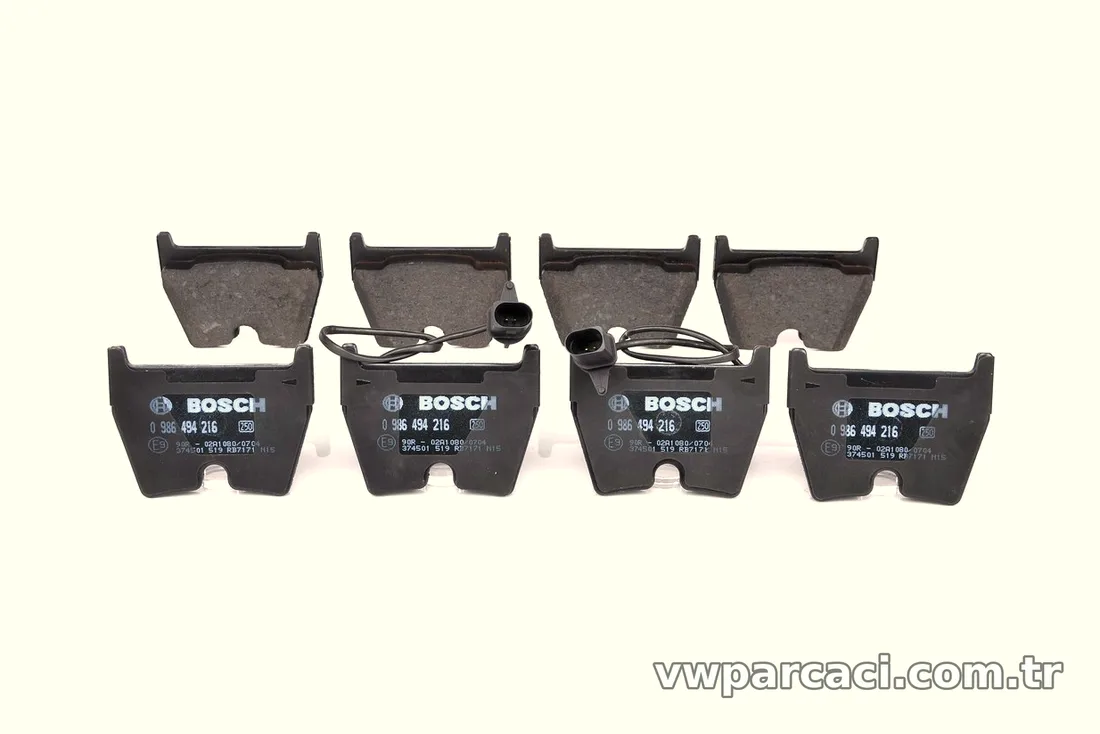 BOSCH 0986494216 Fren Disk Balata - BOSCH - 0986494216