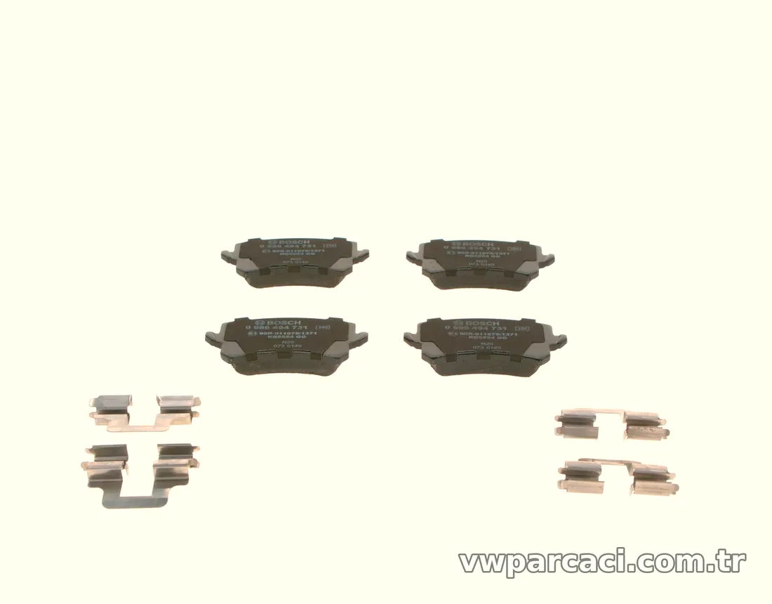 BOSCH 0986494731 Fren Disk Balata - BOSCH - 0986494731