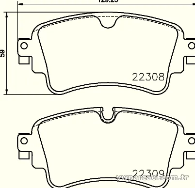 BREMBO P85154 Fren Disk Balata - BREMBO - P85154