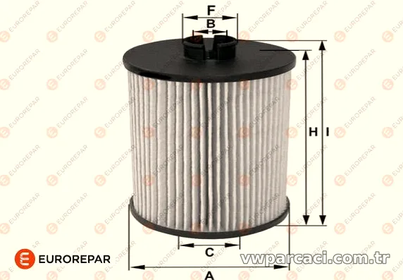 EUROREPAR 1682277780 Yağ Filtresi - EUROREPAR - 1682277780