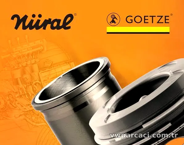 GOETZE 87-72510050 | Seat Altea 2008 Model Sonrası 1.4 TSI (CAX) 125 PS Motor Piston Takımı 0.50 Ölçü Göetze - GOETZE -
