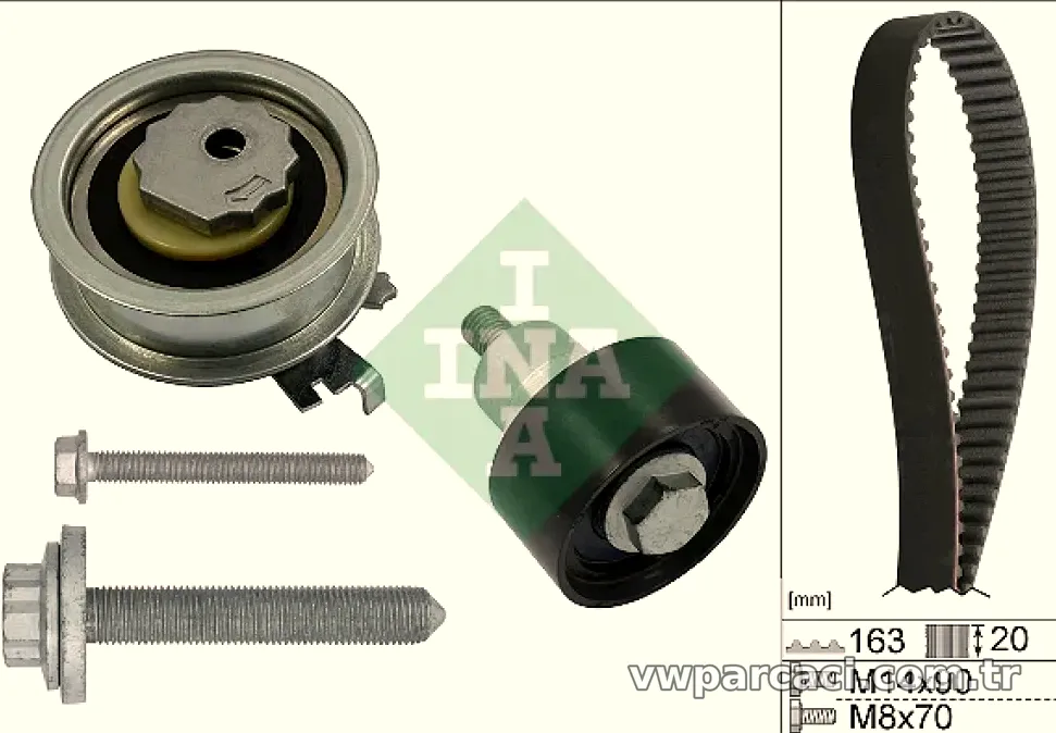 EKSANTRIK TRIGER SETI (YENI KOD) GOLF VII JETTA IV PASSAT POLO SCIROCCO SHARAN TIGUAN TOURAN MII CITIGO A1 A3 Q3 IBIZA V