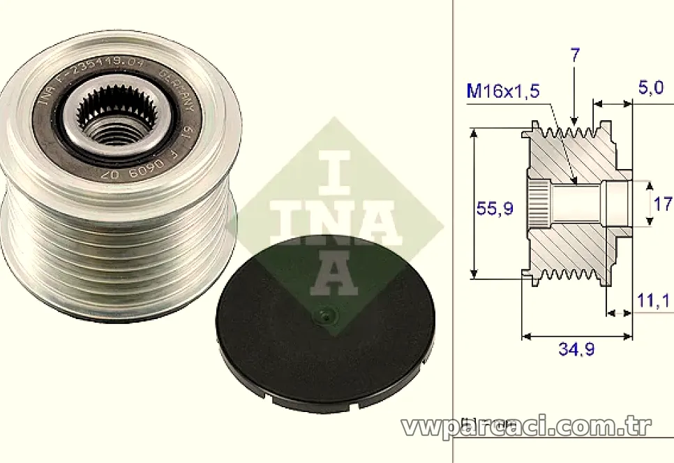 INA 535008310 ALTERNATOR RULMANI - INA - INA 535008310