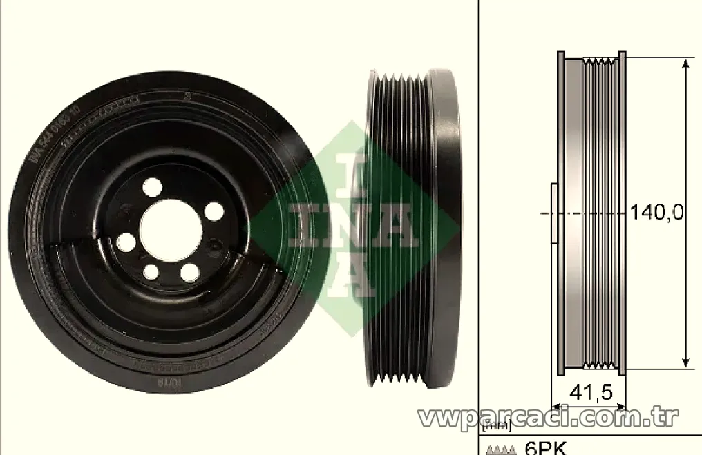 KRANK KASNAGI POLO A2 CORDOBA FABIA 1.4 TDI BNM BNV BMS AMF - INA - INA 544016310