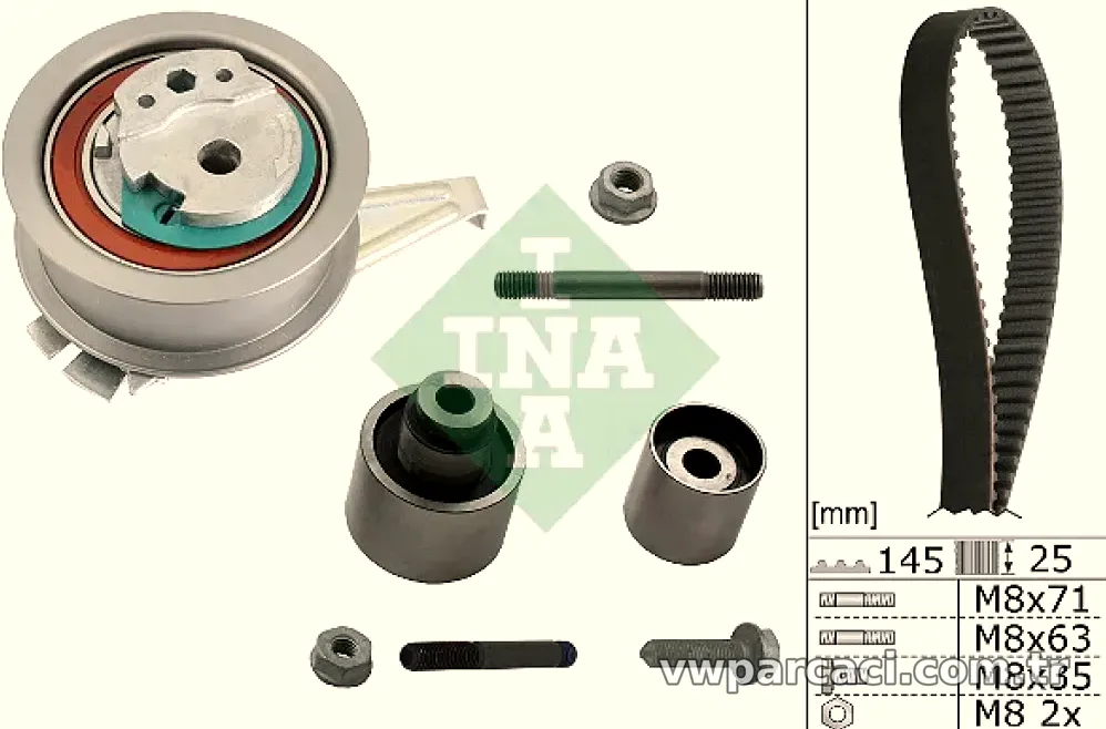 TRIGER SETI (GERGISI ----04L109243H----) KODIAQ 18> PASSAT 15> TIGUAN 16> 4X4 2.0TDI CUAA - INA - INA 530075910