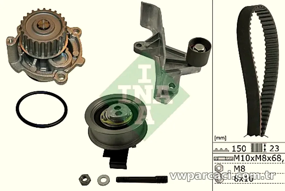 TRIGER SETI SU POMPALI A3 03>08 A4 02>04 GOLF V 04>08 TOURAN 03>07 2.0FSI AXW, BLR BLX BLY BMB BVY BVZ - INA - INA 53005