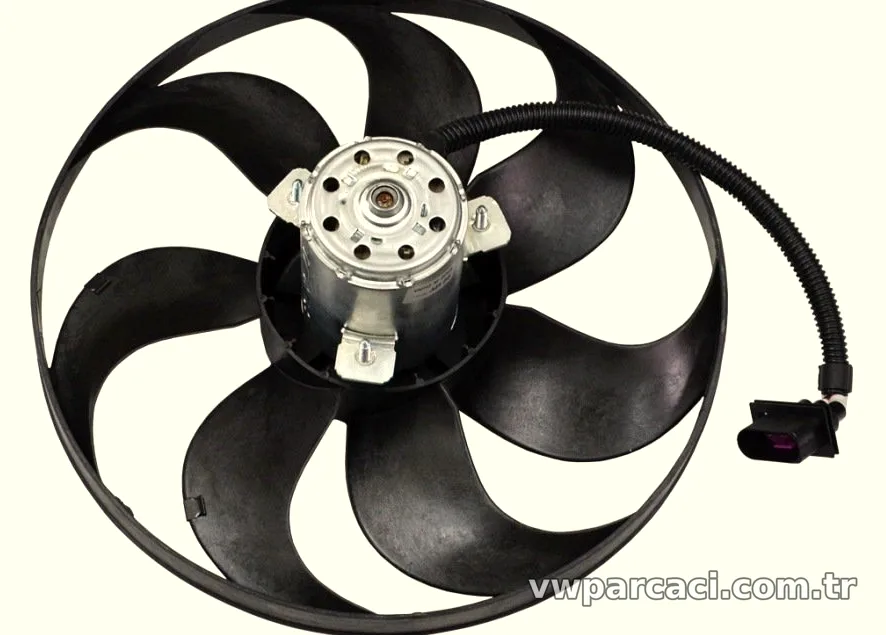 Fan Motoru - 1.2 TDI - Rapid - 2013 - üstü - İTHAL - 1J0959455B-43