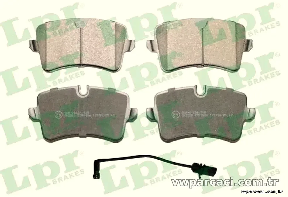 ARKA FREN BALATASI A6 (4G2) A6 AVANT (4G5) 2,8 FSI / 2,8FSI QUATTRO / 2,0TDI / 3,0TDI / 3,0TDI QUATTRO 11 / 10 - LPR - L