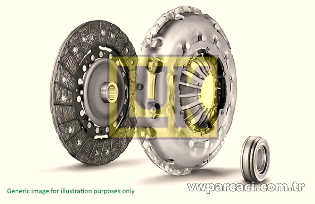 DEBRIYAJ SETI RULMANLI 2,0TDI AUDI A4 CAGA 07>15 - LUK - LUK 624355100