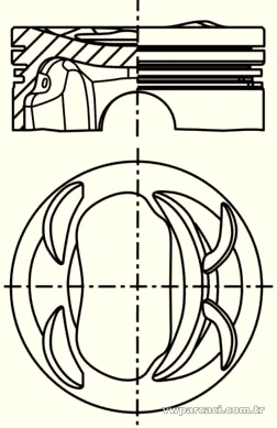 MAHLE 028PI00131000 Piston