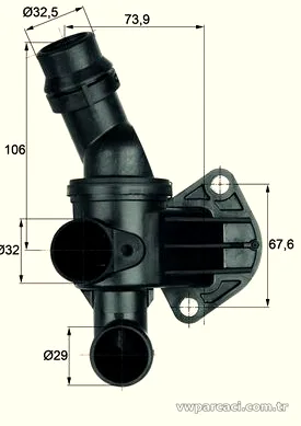 MAHLE TI687 Termostat - MAHLE - TI687