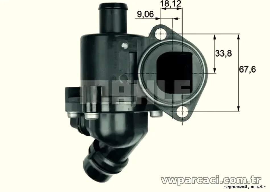 TERMOSTAT 105° PASSAT A4 1,6 2,0 - Mahle - MAHLE TM3105