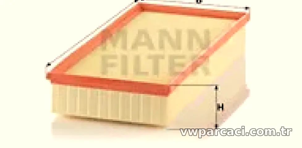 HAVA FILTRESI VW TOUAREG 3,0 3,2 V6 AUDI Q7 3,0 4,2 FSI TDI - Mann Filter - MANN C39002