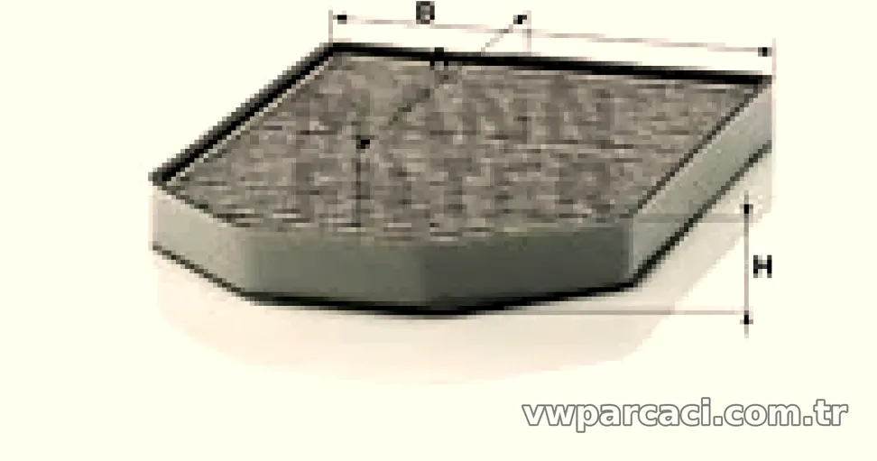 POLEN FILTRESI KARBONLU A8 95>02 2.5 2.8 3.7 4.2 TDI QUATTRO AAH ACK APR - Mann Filter - MANN CUK2949-2