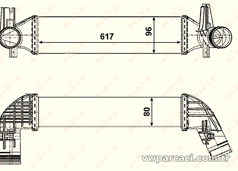 NRF 30463 Turbo Radyatörü - NRF - 30463