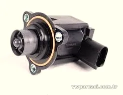 Turbo Kesme Valfi Üçlü - CAWB - Motor - 2.0 TDİ - Passat - 2009 - 2012 - Orjinal - 06H145710C-13