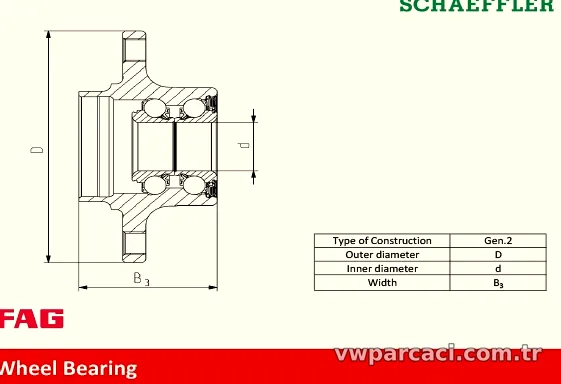 Schaeffler FAG 713610920 Porya - Schaeffler FAG - 713610920
