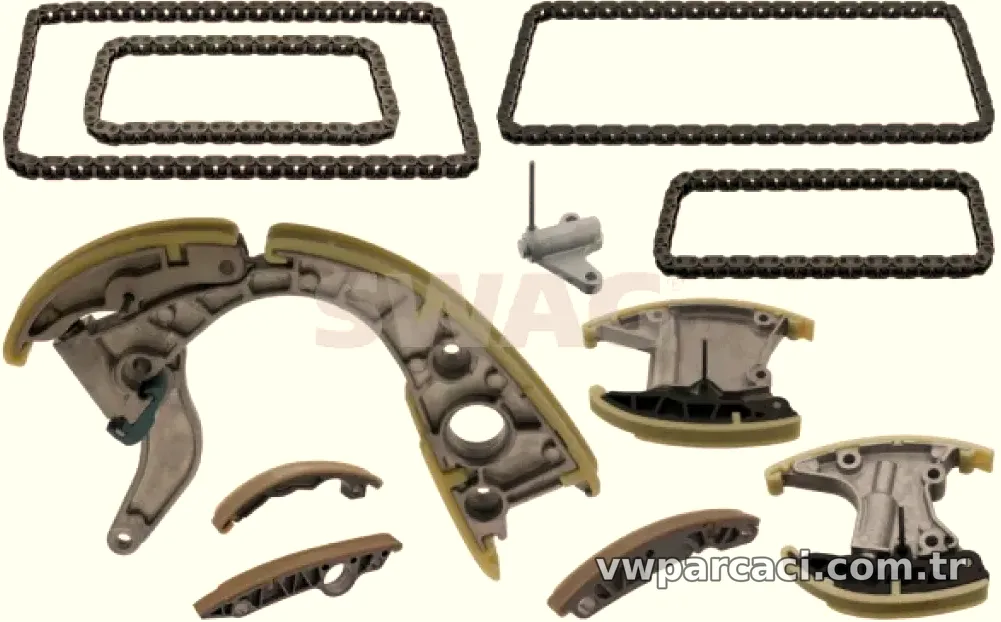 EKSANTRIK ZINCIR SETI TOUAREG A8 A4 A6 Q7 04>11 2.7 3.0TDI ASB ASE BKN BKS BMK BNG BPP BUG BUN - Swag - SWAG 30101440