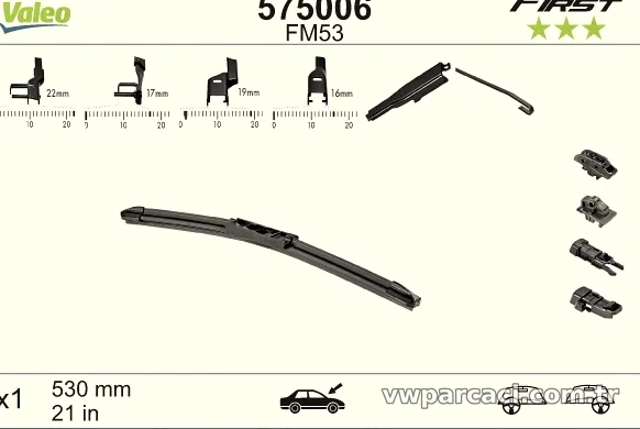 VALEO 575006 Silecek Süpürgesi - VALEO - 575006