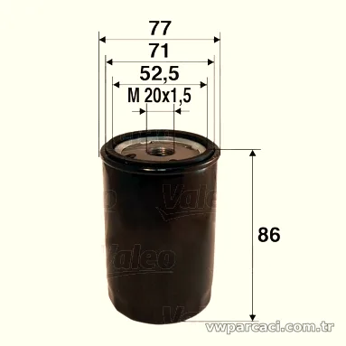 VALEO 586002 Yağ Filtresi - VALEO - 586002