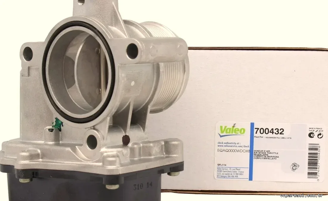 VALEO 700432 | Audi A5 2008-2012 2.0 TDI CAHA Boğaz Kelebeği; A1/A3/A4, Seat/Skoda/VW uyumlu - VALEO - VAL.700432 ,3