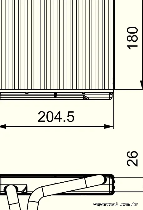 VALEO 811526 Kalorifer Radyatörü - VALEO - 811526