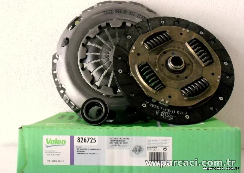 VALEO 826725 | Volkswagen Polo Debriyaj Seti Seat Ibiza Cordoba Skoda Fabia Roomster 1.4 TDI BNM - VALEO - VAL.826725 ,4